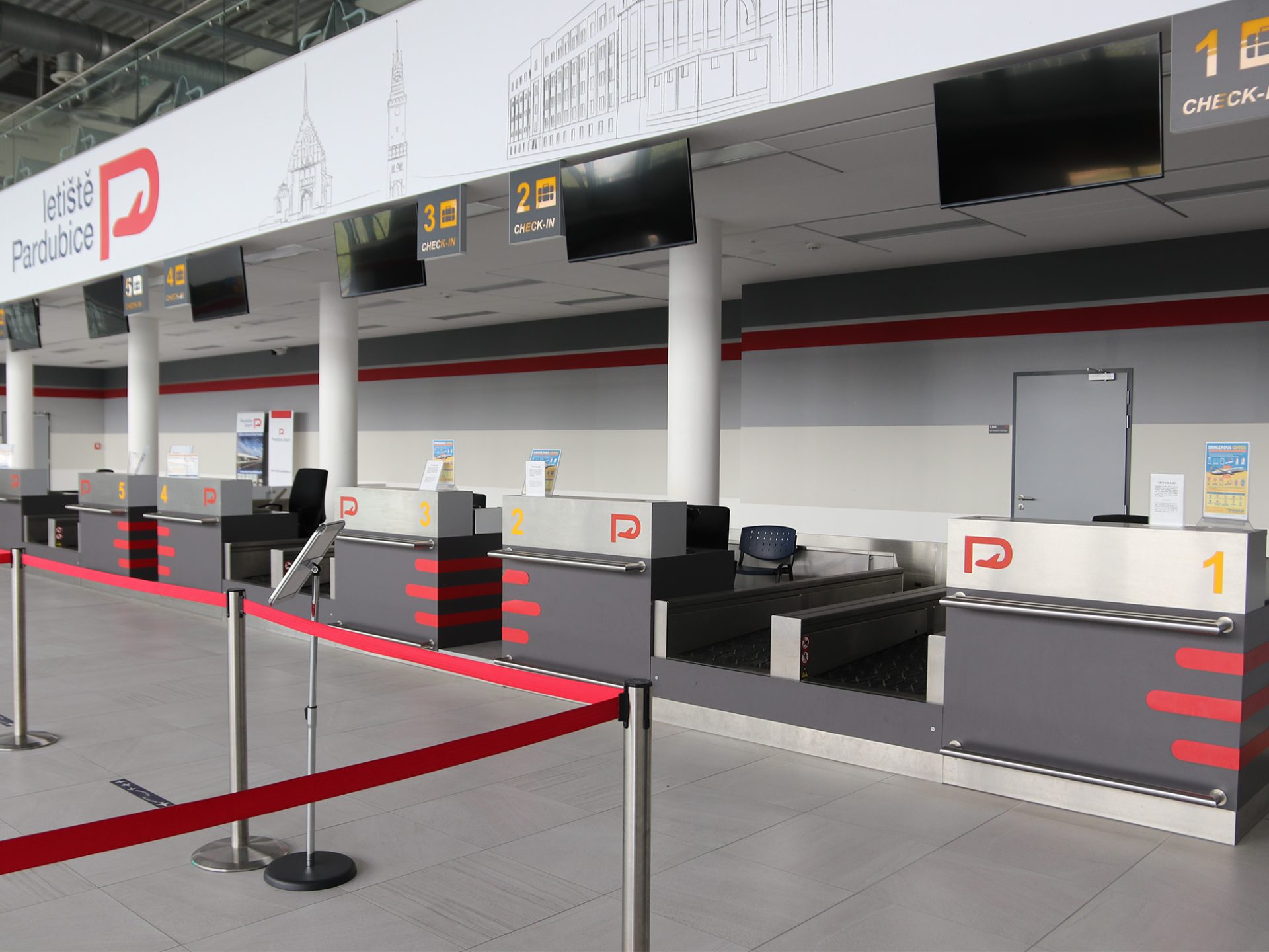 Check-in a odbavení cestujících